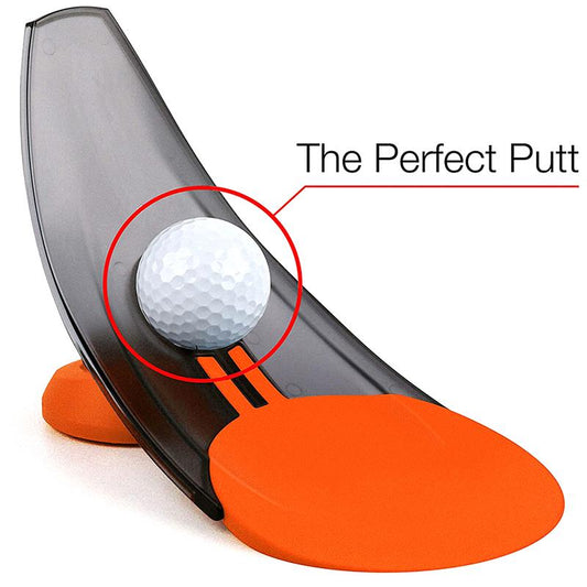 1Pcs Pressure Putting Golf Trainer Aid Office Home Carpet Practice Putt Aim For Golf Pressure Putt Trainer